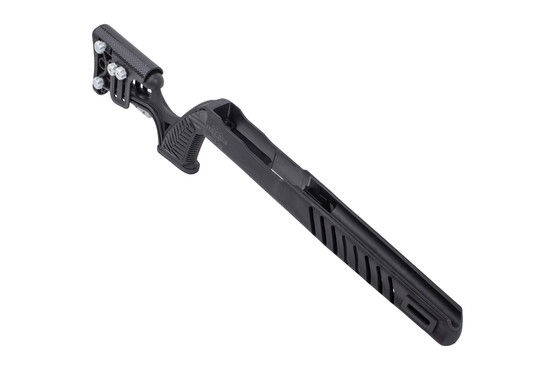 Luth-AR Modular Chassis Fits Ruger 10/22 Rimfire and features a textured grip panel and grip strap